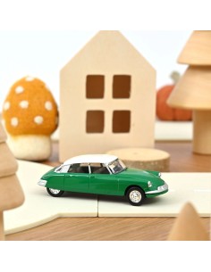 158 CITROËN DS 19 1958 GREEN  WHITE ROOF