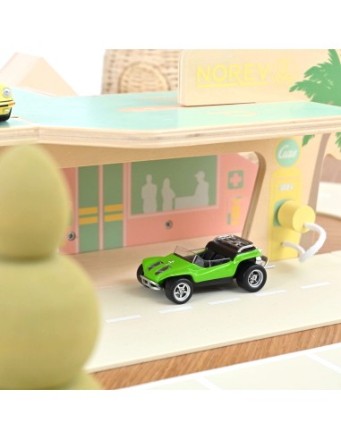 143 CON-FERR DUNE BUGGY 1968 GREEN JET CAR X4