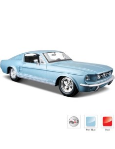 124  1967  FORD  MUSTANG  GT-ROJO