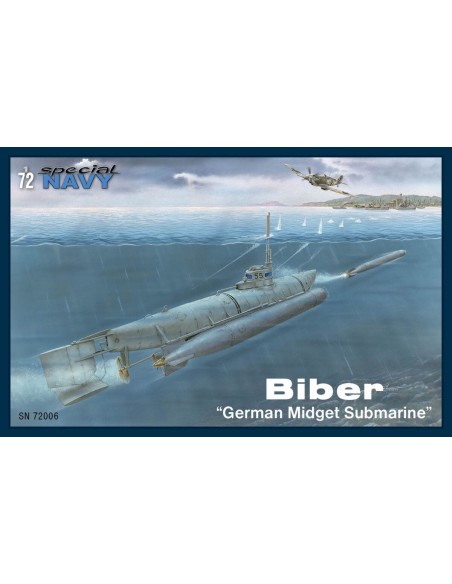 1:72 BIBER 'GERMAN MIDGET SUBMARINE"