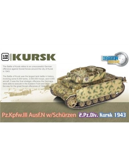 1:72 Pz.Kpfw.III Ausf.N w/Schurzen 2.Pz.Div.Kursk