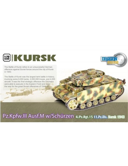 1:72 Pz.Kpfw.III Ausf.w/Schurzen 4./Pz.Rgt.15