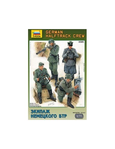 1:35 German Halftrack Crew