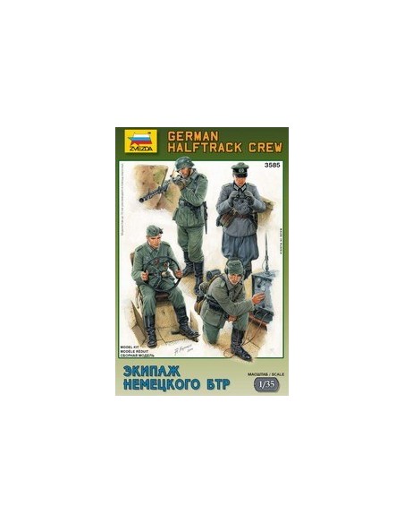 1:35 German Halftrack Crew