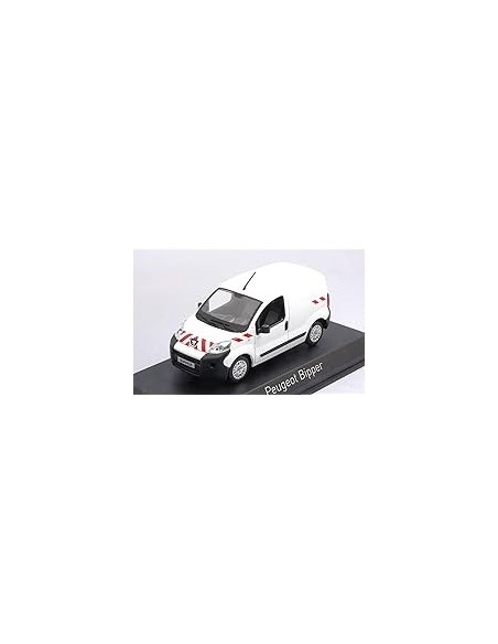 1:43 PEUGEOT BIPPER 2009- WHITE W/RED STRIPPING