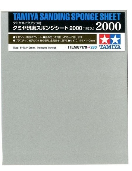 TAMIYA SANDING SPONGE SHEET P2000